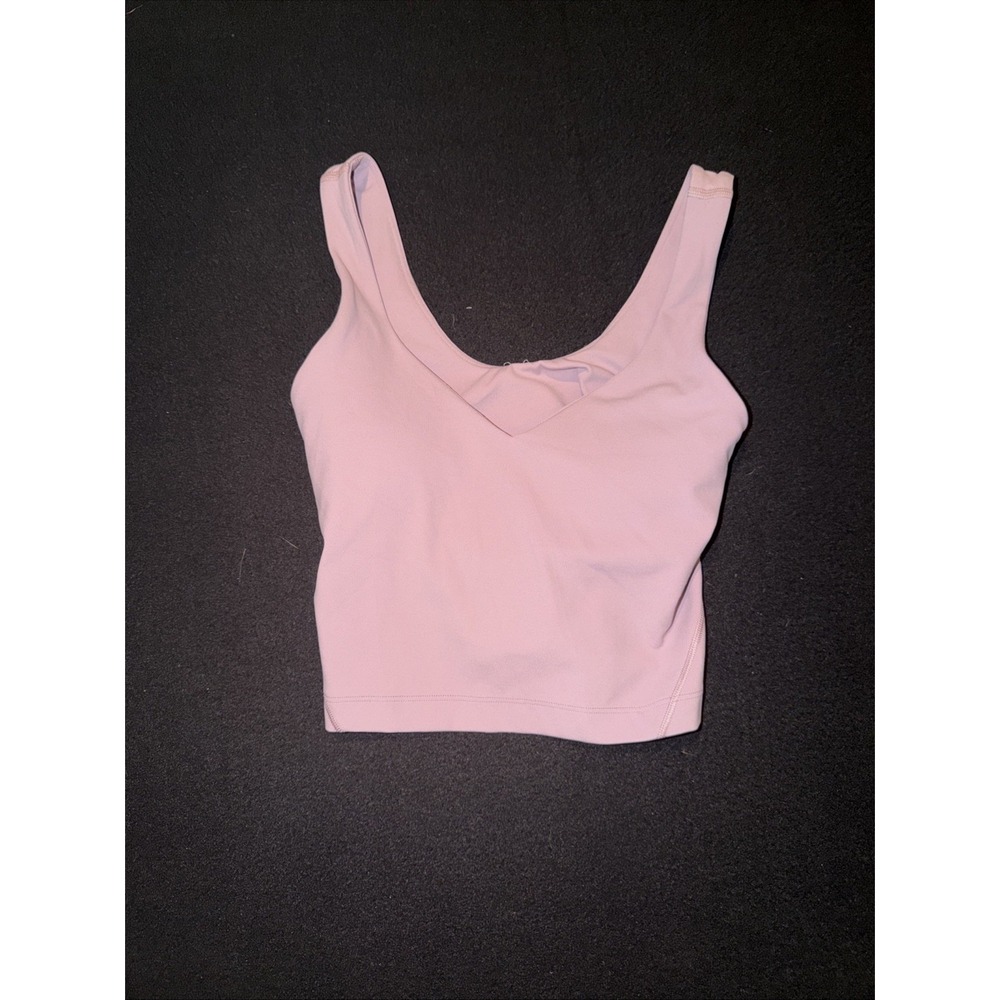 Lululemon Align Tank Top Pink Size 0 Square‎ Tag NWOT